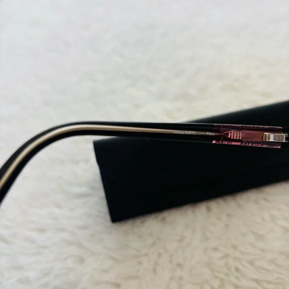 Badgley Mischka Halfrim Eyeglasses Frame Only W/ Case - Picture 9 of 11